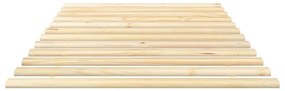 Ripas para estrado de cama 90x200 cm madeira de pinho maciça