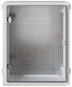 Armário de Controle IP65 À Prova d'Água Cinza 40x17,5x50 cm Plástico A