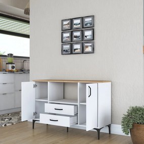 Mobiliário "JE174" - Design Moderno - Wallnut
White