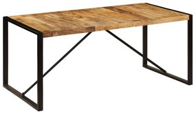 Mesa de jantar 180x90x75 cm madeira de magueira maciça