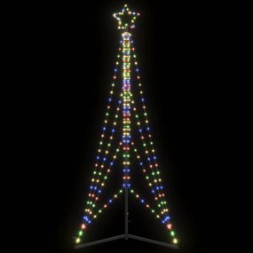 LED Árvore de Natal 483 LEDs Coloridos 240 cm