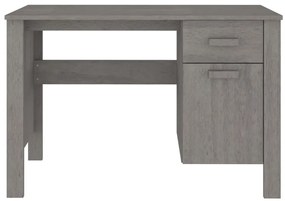 Secretária 113x50x75 cm pinho maciço cinzento-claro