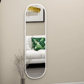 Espelho "Magnum" - 40 x 120 x 2,2 cm - Branco - Design Moderno