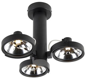 LED Projetores design ajustáveis 3 luzes incl. G9 preto - Goes Design