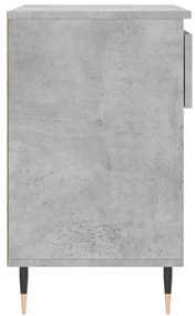 Sapateira 70x36x60 cm derivados de madeira cinzento cimento