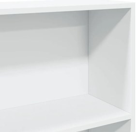 Estante 80x24x143 cm derivados de madeira branco