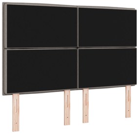 Cabeceira Design Linhas Taupe 160 cm Tecido