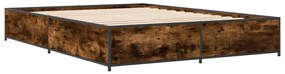 Estrutura cama 140x190 cm derivados de madeira/metal