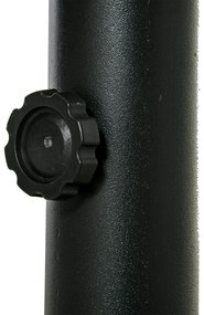 Suporte Chapéu de Sol para Chão de Cimento com 2 Botões de Bloqueio e