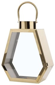 Lanterna decorativa dourada CORSICA Beliani