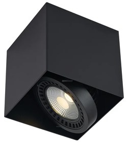 Foco de superfície moderno preto com LED regulável - Dionysos Moderno