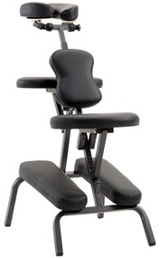 HomCom Cadeira de Massagem Dobrável Portátil para Fisioterapia Reabilitação Tatuagem Cadeira de Tratamento Ajustável
