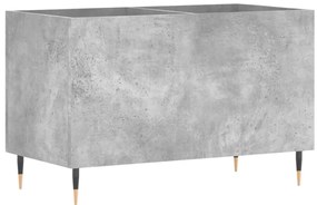 Armário p/ discos 74,5x38x48 cm derivados madeira cinza-cimento