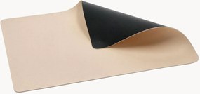 Individuais de mesa reversíveis preto, conjunto de 4