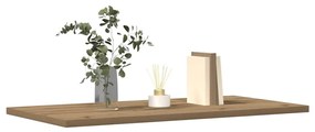 Prateleiras parede 4 pcs derivados madeira carvalho artisiano