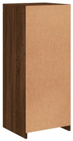 Aparador com luzes LED 41x37x100 cm carvalho castanho