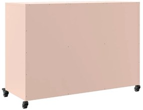 Aparador 100,5x39x72 cm aço rosa