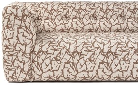 Sofá de 3 Lugares Cady – Castanho Claro – 235x100x72 cm