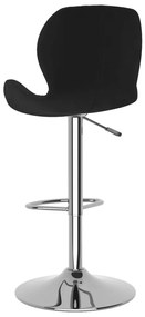 Bancos de bar 2 pcs veludo preto
