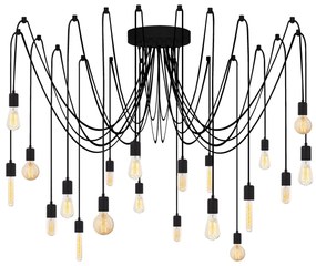 Chandelier Kabluni – Preto – 246 x 246 cm