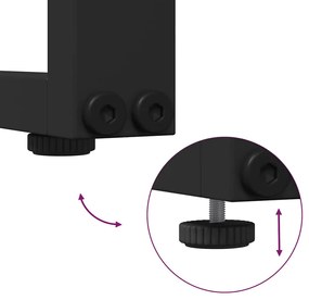 Conjunto de Jantar de Jardim de 3 Peças vidaXL com Almofadas Cinza Cla