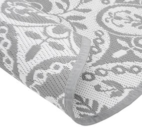 Tapete de exterior Ø200 cm ARAKIL PP cinzento Claro