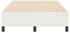 Cama Box Spring vidaXL Creme 120x200 cm Tecido de Corduroy