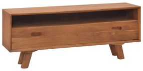 vidaXL Móvel de TV 110x30x45 cm madeira de teca maciça