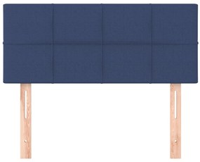 Cabeceira de cama tecido 90x5x78/88 cm azul