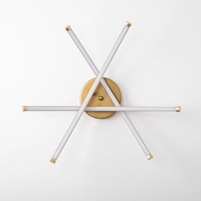 Candeeiro de Teto Ledbanana – Dourado – 57 cm x 20 cm x 57 cm