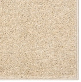 Tapete de pelo curto 160x230 cm bege