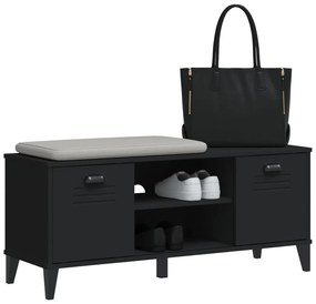Sapateira VIKEN 106x35x45 cm derivados de madeira preto