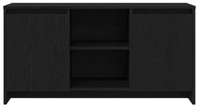 Armário de TV vidaXL Carvalho Preto 102x37,5x52,5 cm de Madeira de Eng