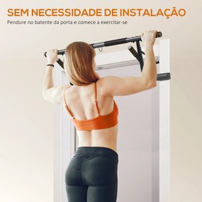 SPORTNOW Barra de Elevação Multifuncional Barra de Elevação de Parede