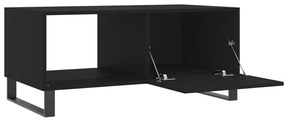 Mesa de Centro Portucale de 90cm - Preto Mate - Design Moderno