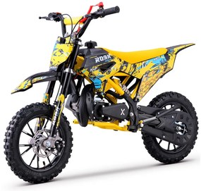 MINI MOTO PARA CRIANÇAS MiniCross Roan RXF 49cc 4.5CV 2024 Amarela
