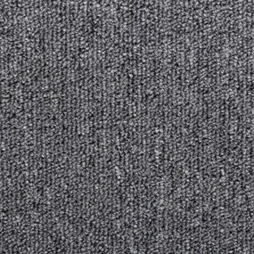 Tapete/carpete para degraus 15 pcs 65x21x4 cm cinzento-escuro