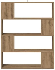 Armário/divisória de quarto carvalho artesanal 100x24x124,5 cm