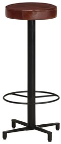 Bancos de bar 2 pcs 76 cm couro genuíno