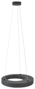 Candeeiro suspenso moderno preto 50cm incl. LED regulável em 3 níveis - Organici Moderno