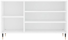 Sapateira Raika - Com 5 Prateleiras - Cor Branco - 102x36x60 cm - Deri