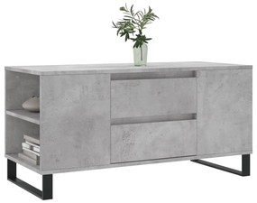 Mesa de centro derivados de madeira cinza cimento