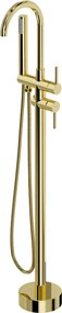 Mexen Alma torneira de banheira independente, dourada - 75033-50