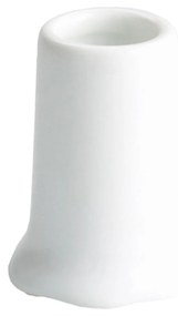 Paliteiro Porcelana Simple Branco 4.5X5.5cm
