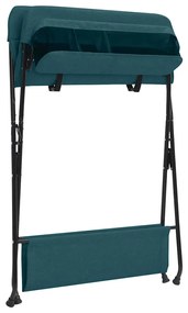 Mesa muda-fraldas ferro verde