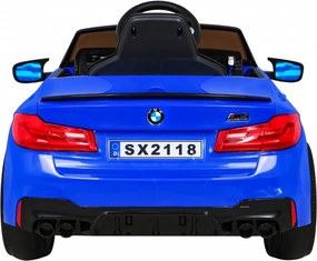 Carro elétrico para Crianças 3 a 7 anos 24V Bmw M5 DRIFT Azul