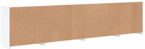 Aparador com luzes LED 283x37x67 cm branco