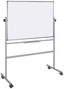 Quadro Branco Rotativo Magnético 120x180cm Dupla Face e Cavalete
