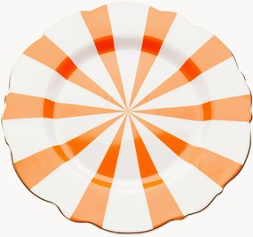 Pratos de pequeno-almoço artesanais Harlequin, conjunto de 6