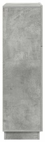 Mesa Cinza Concreto Cinza concreto Madeira engenheirada Padrão
